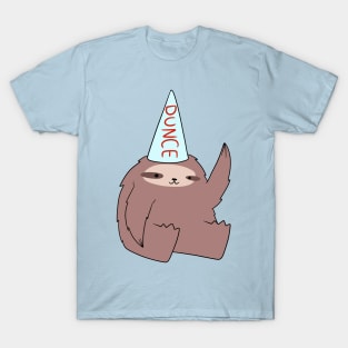 Dunce Sloth T-Shirt
